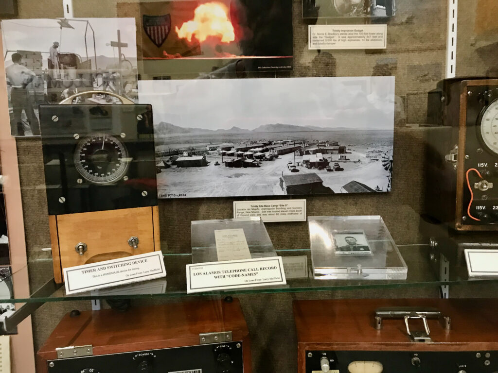 Trinity Site Display at Alamogordo Museum of History
