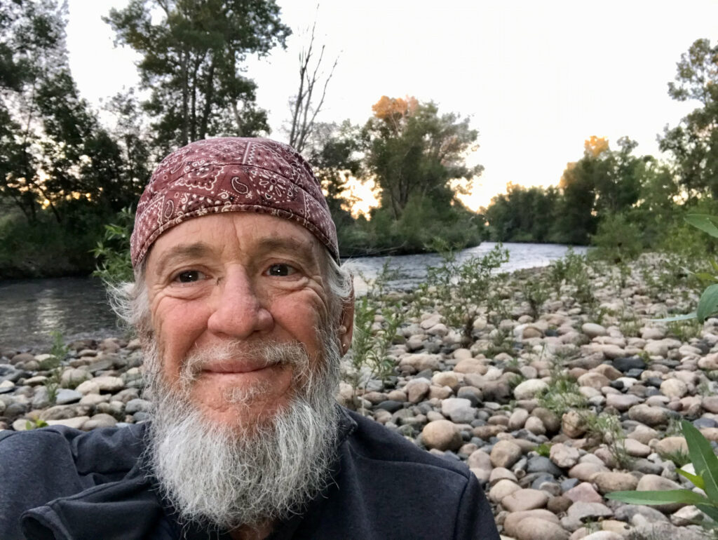 Eddie at the Cache La Poudre River in Fort Collins