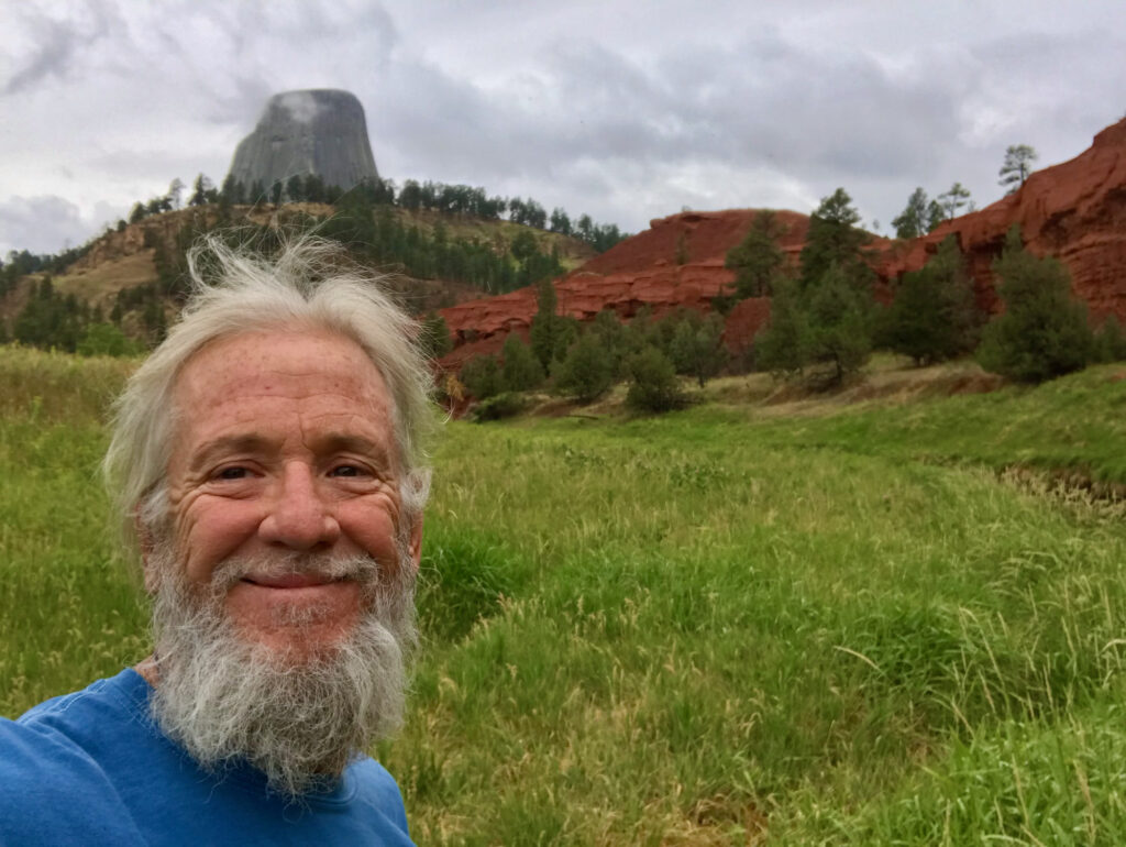 Eddie at Devils Tower National Monument⁩