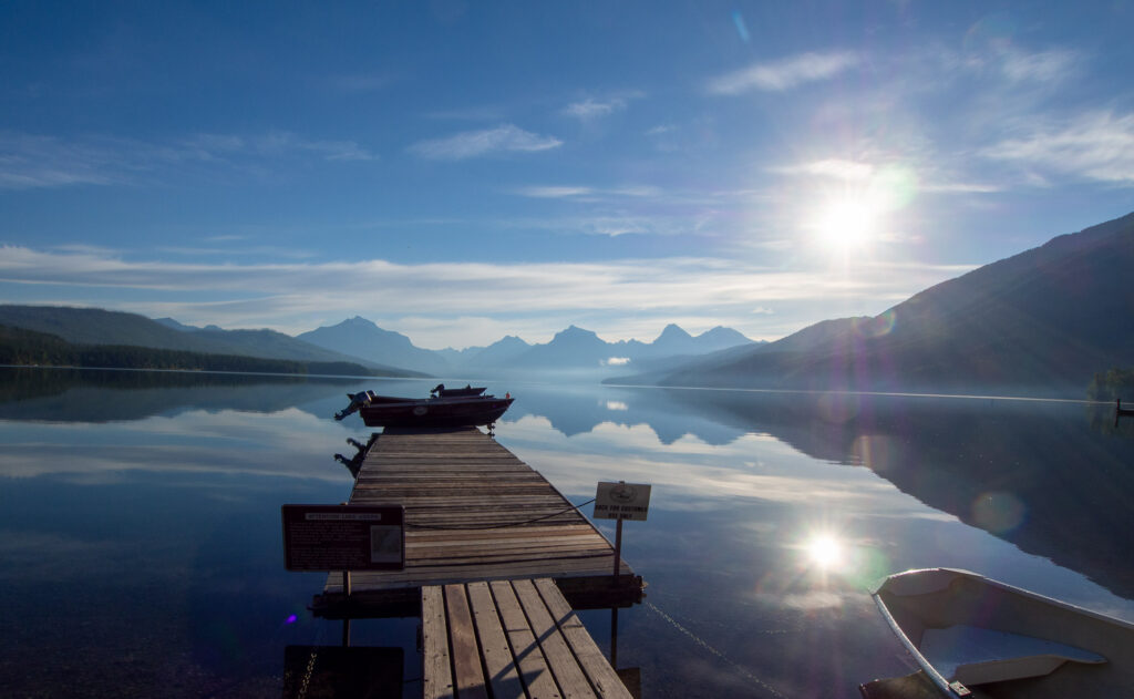 McDonald Lake at Glacier National Park