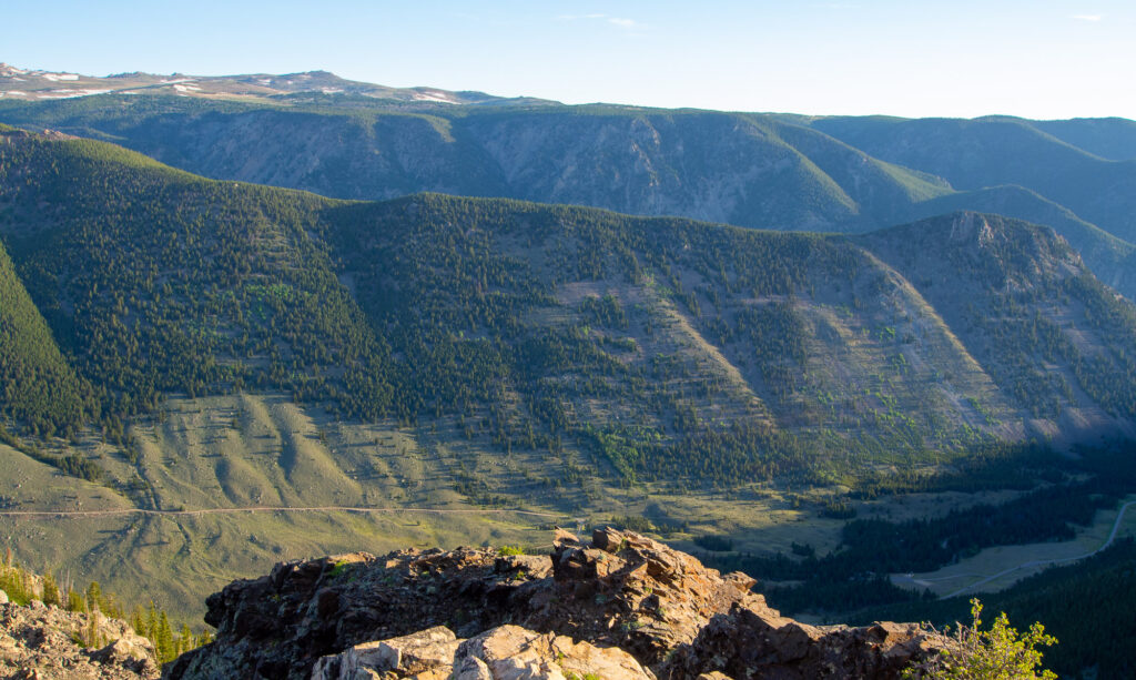 Beartooth Pass Summit Looking Towards Yellowstone