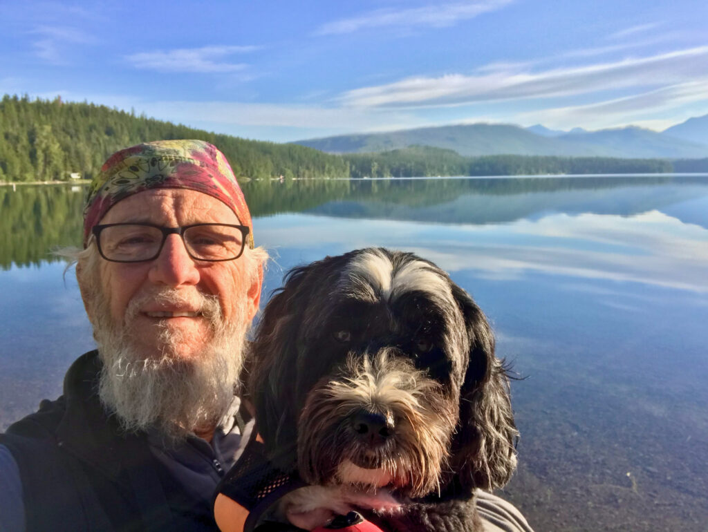 Jake & Eddie at Apgar Village on Lake McDonald