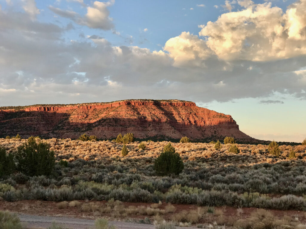 View from Grand Plateau RV Park outside of Kanab