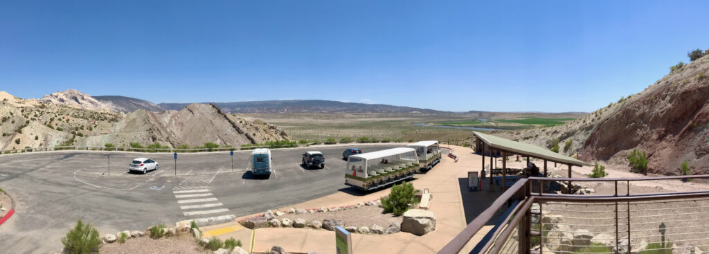 View from Fossil Gallery at ⁨Dinosaur National Monument⁩