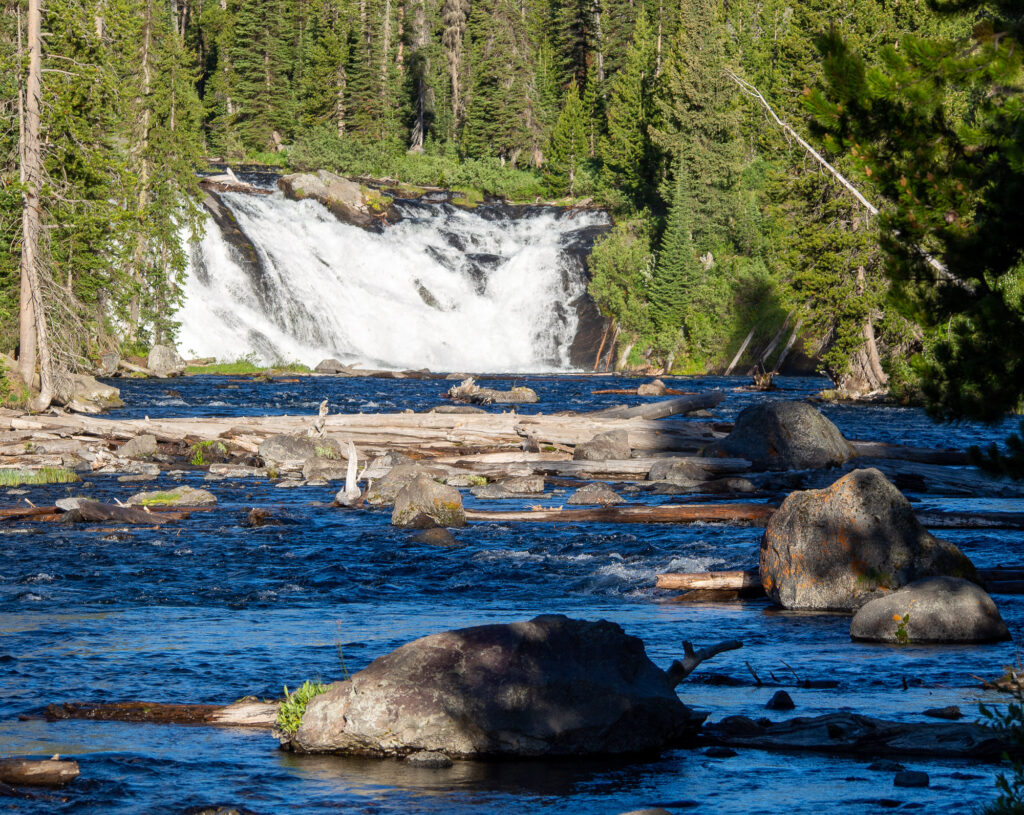 Lewis Falls at Yellowstone National Park