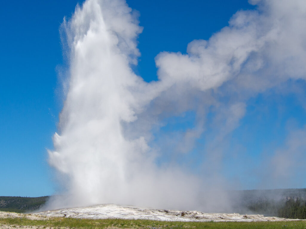Old Faithful at Yellowstone National Park