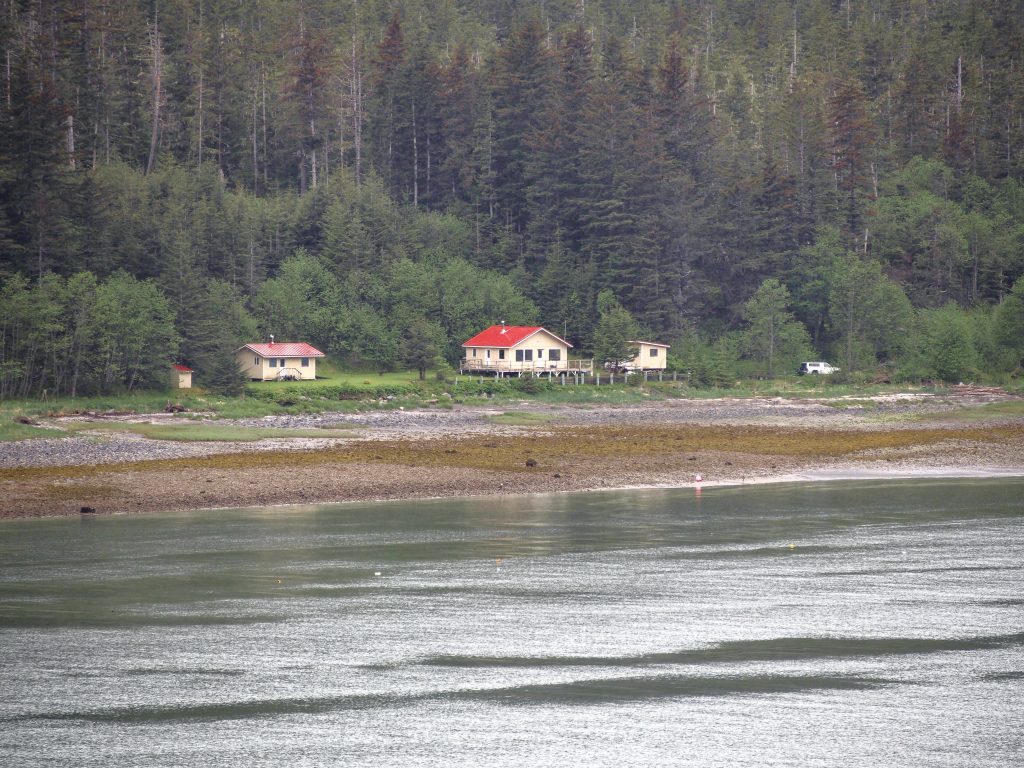 Homes on the Inside Passage to Juneau