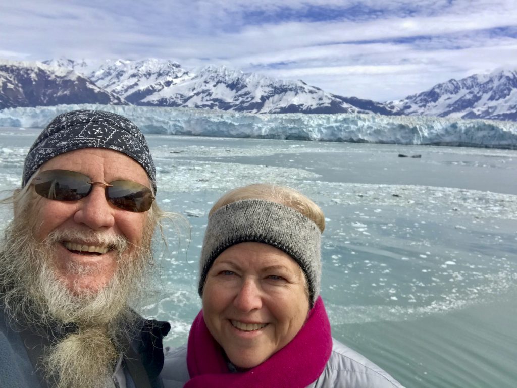 Laura & Eddie at Hubbard Glacier