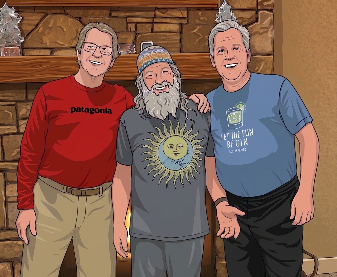 Illustration of Three Dudes